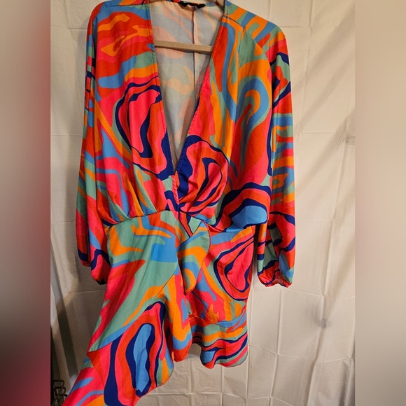 Vibrant Multicolor Dress - Picture 3 of 5